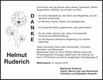Anzeige von Helmut Ruderich von MGO