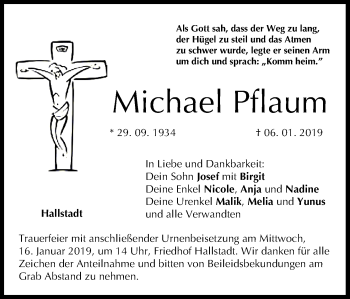 Anzeige von Michael Pflaum von MGO