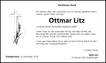 Anzeige von Ottmar Litz von MGO