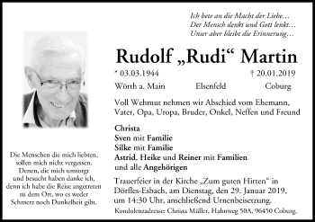 Anzeige von Rudolf Martin von MGO