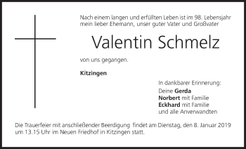 Anzeige von Valentin Schmelz von MGO