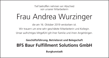 Anzeige von Andrea Wurzinger von MGO