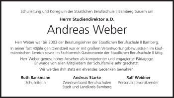 Anzeige von Andreas Weber von MGO