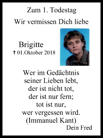 Anzeige von Brigitte  von MGO