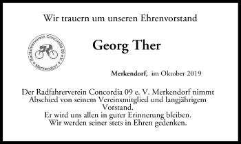 Anzeige von Georg Ther von MGO