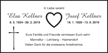 Anzeige von Josef Kellner von MGO