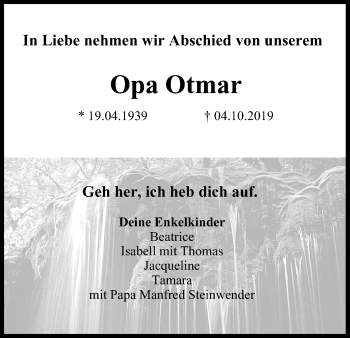 Anzeige von Otmar Dittrich von MGO