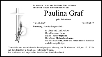 Anzeige von Paulina Graf von MGO