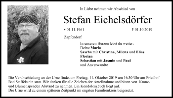 Anzeige von Stefan Eichelsdörfer von MGO