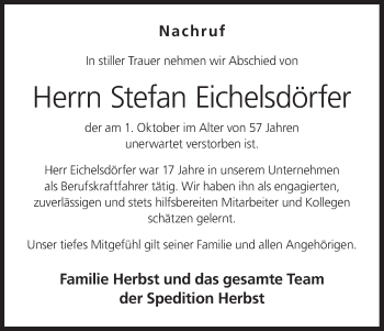 Anzeige von Stefan Eichelsdörfer von MGO