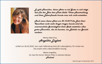 Anzeige von Angelika Englert von MGO