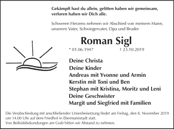 Anzeige von Roman Sigl von MGO