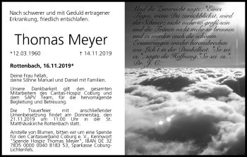 Anzeige von Thomas Meyer von MGO
