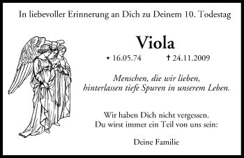 Anzeige von Viola Haas von MGO