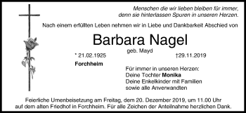 Anzeige von Barbara Nagel von MGO