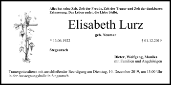 Anzeige von Elisabeth Lurz von MGO