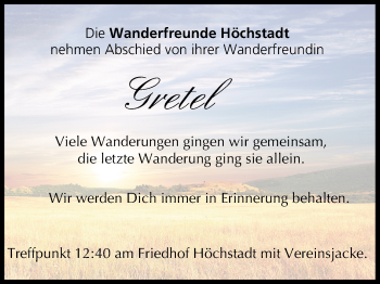 Anzeige von Gretel  von MGO