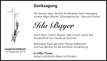 Anzeige von Ida Bayer von MGO