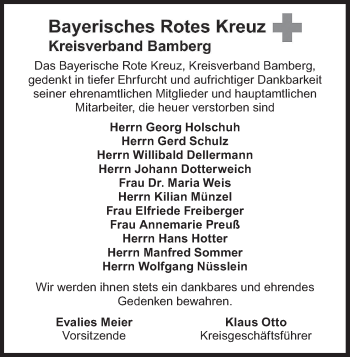 Anzeige von Maria Weis von MGO