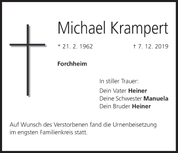 Anzeige von Michael Krampert von MGO