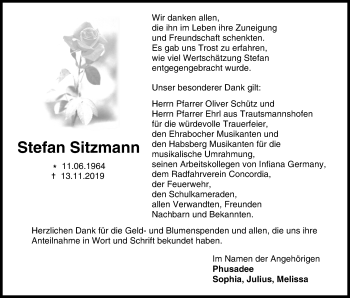 Anzeige von Stefan Sitzmann von MGO