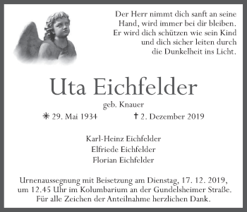 Anzeige von Uta Eichfelder von MGO