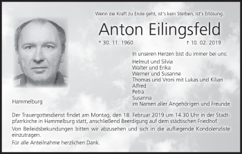 Anzeige von Anton Eilingsfeld von MGO
