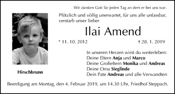 Anzeige von Ilai Amend von MGO