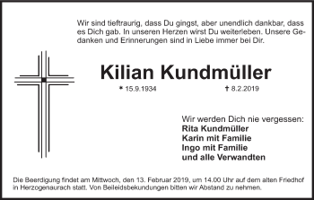 Anzeige von Kilian Kundmüller von MGO