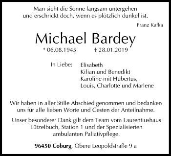 Anzeige von Michael Bardey von MGO