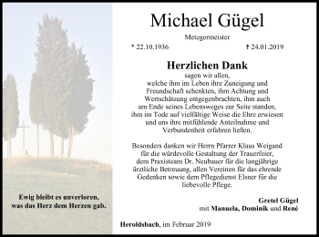 Anzeige von Michael Gügel von MGO