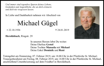 Anzeige von Michael Gügel von MGO