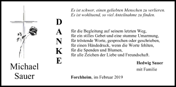 Anzeige von Michael Sauer von MGO