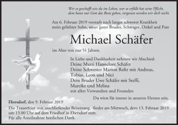 Anzeige von Michael Schäfer von MGO