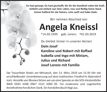 Anzeige von Angela Kneissl von MGO