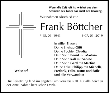 Anzeige von Frank Böttcher von MGO