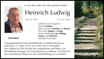 Anzeige von Heinrich Ludwig von MGO