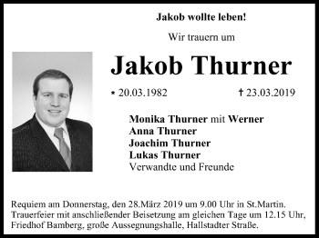 Anzeige von Jakob Thurner von MGO