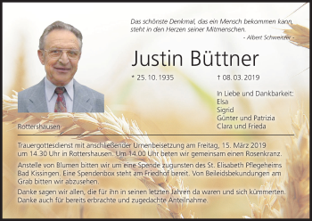 Anzeige von Justin Büttner von MGO