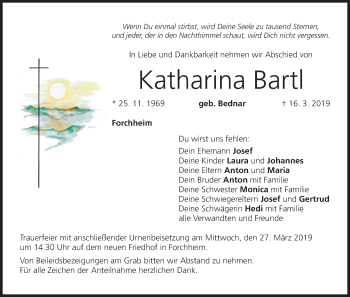 Anzeige von Katharina Bartl von MGO
