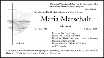 Anzeige von Maria Marschalt von MGO
