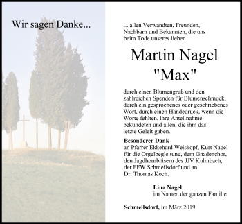 Anzeige von Martin Nagel von MGO