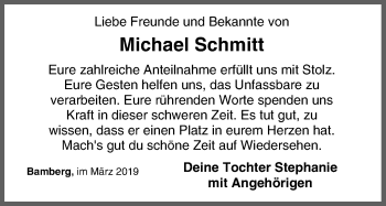 Anzeige von Michael Schmitt von MGO