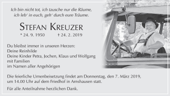 Anzeige von Stefan Kreuzer von MGO