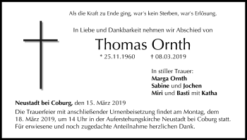Anzeige von Thomas Ornth von MGO