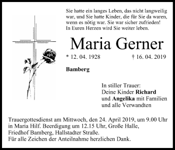 Anzeige von Mana Gerner von MGO