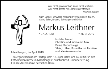Anzeige von Markus Leithner von MGO