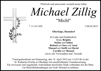 Anzeige von Michael Zillig von MGO