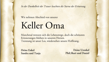 Anzeige von Oma  von MGO