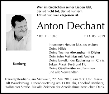 Anzeige von Anton Dechant von MGO